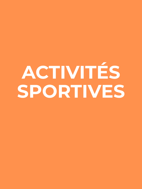 Activités sportives